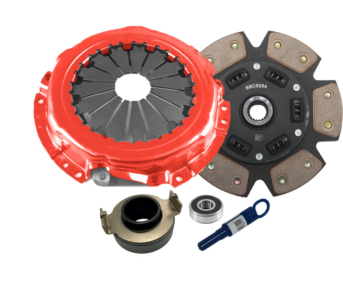 Competition Clutch 6-Pad Ceramic Clutch Kit | 1993-1995 Honda Civic (8022-1620) main image 1